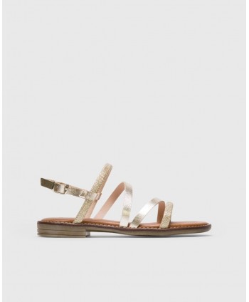 SANDALIA TIRAS STRASS
