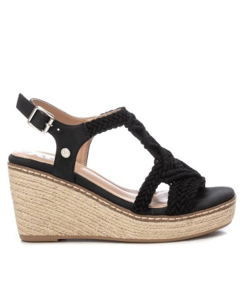 SANDALIA CUÑA ALTA MACRAMÉ