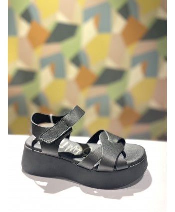 SANDALIA PLATAFORMA VELCRO