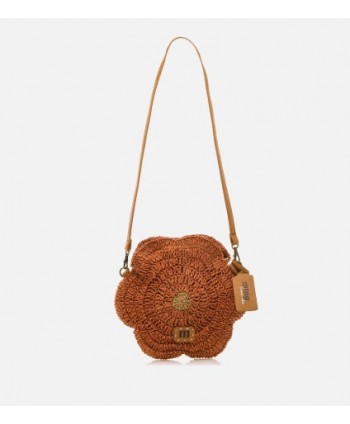 BOLSO RAFIA FLORAL FENNA
