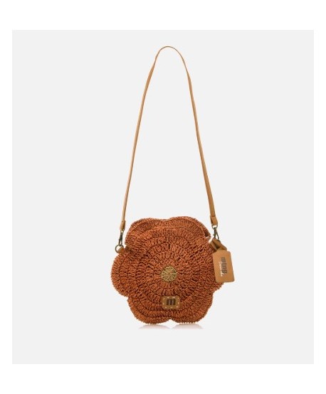BOLSO RAFIA FLORAL FENNA