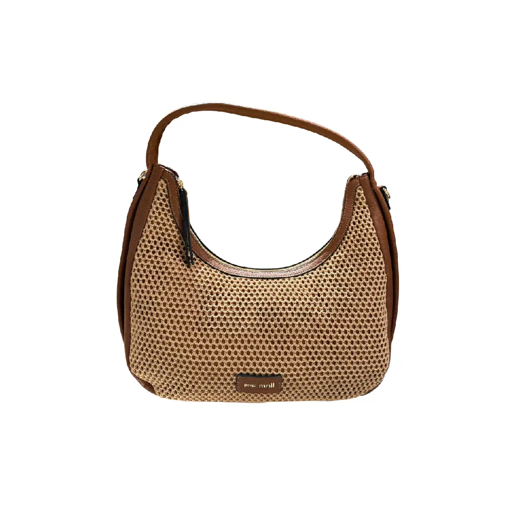 BOLSO ABBEY MEDIALUNA REJILLA