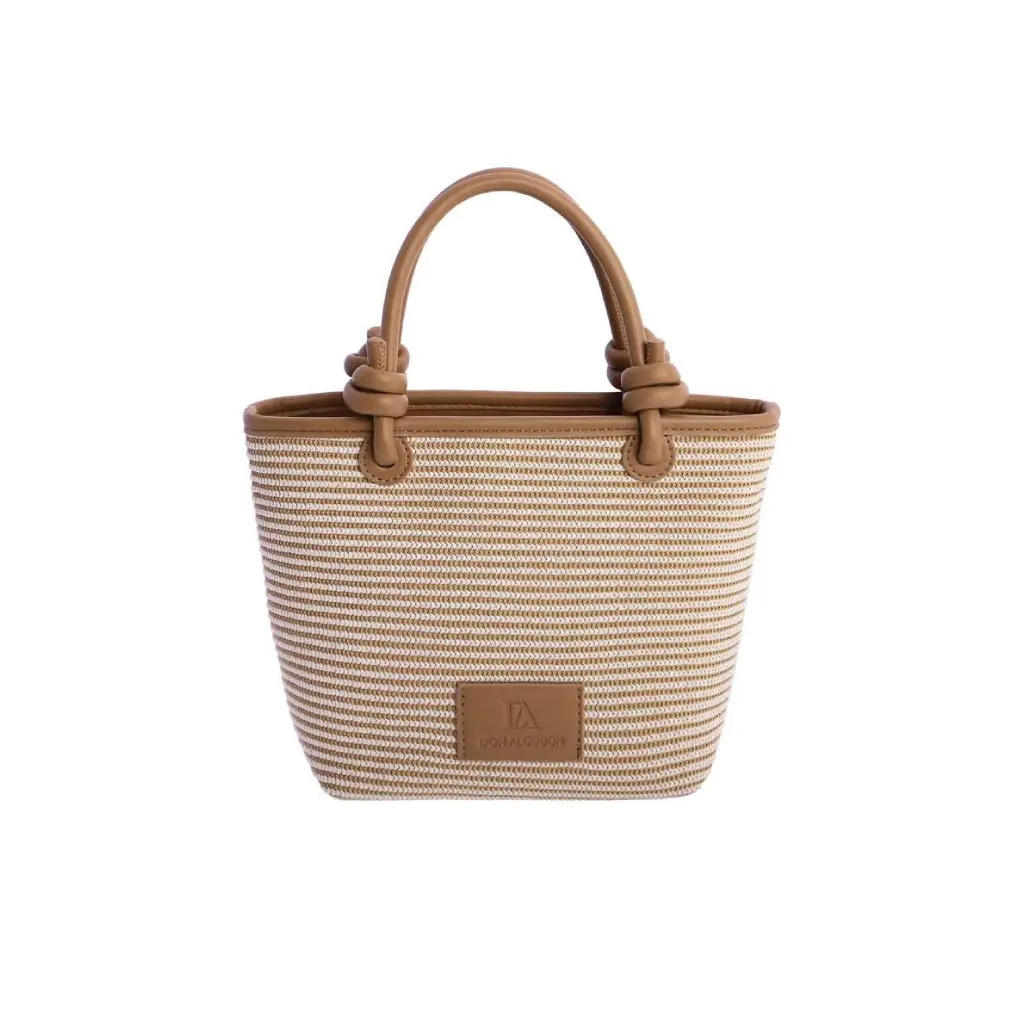 BOLSO ASA NUDOS RAYAS