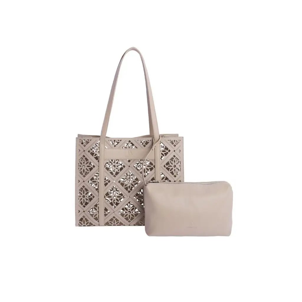 BOLSO HOMBRO PICADOS FLOR