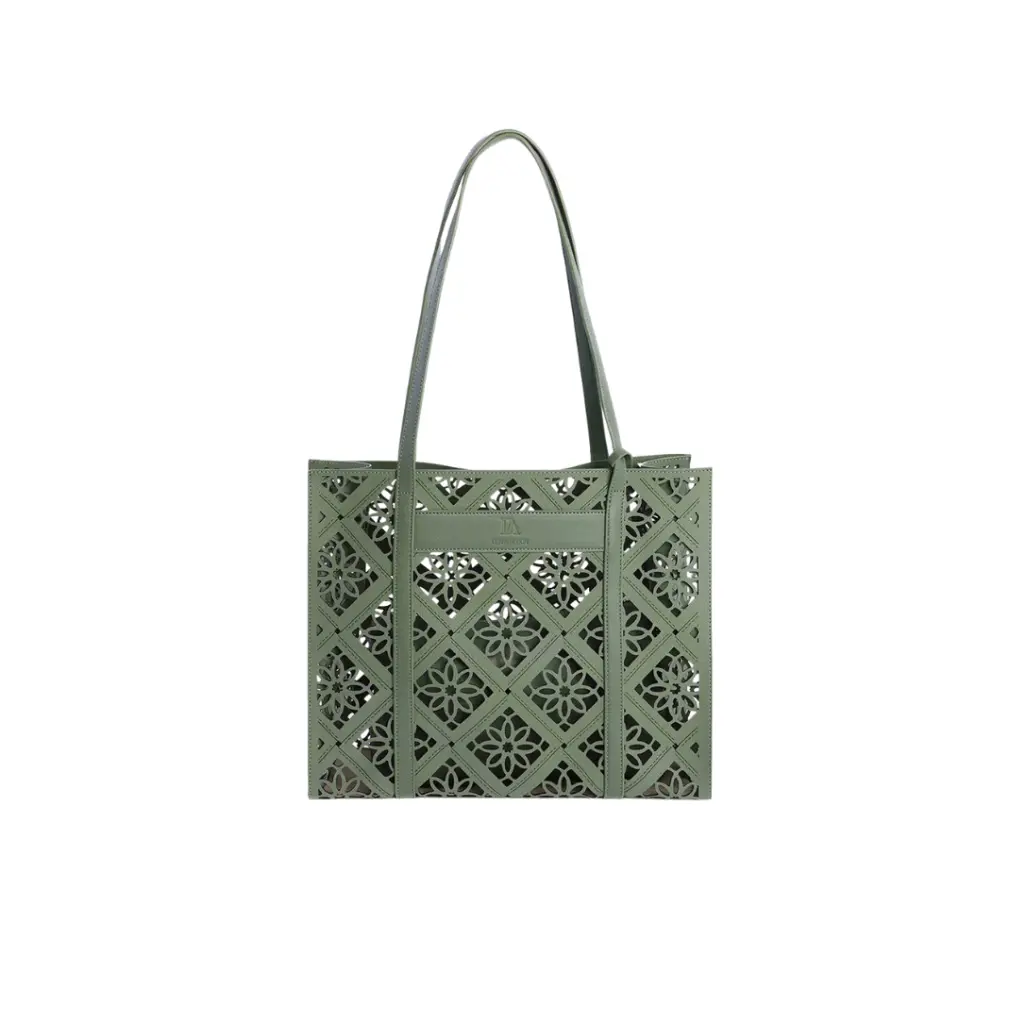 BOLSO HOMBRO PICADOS FLOR