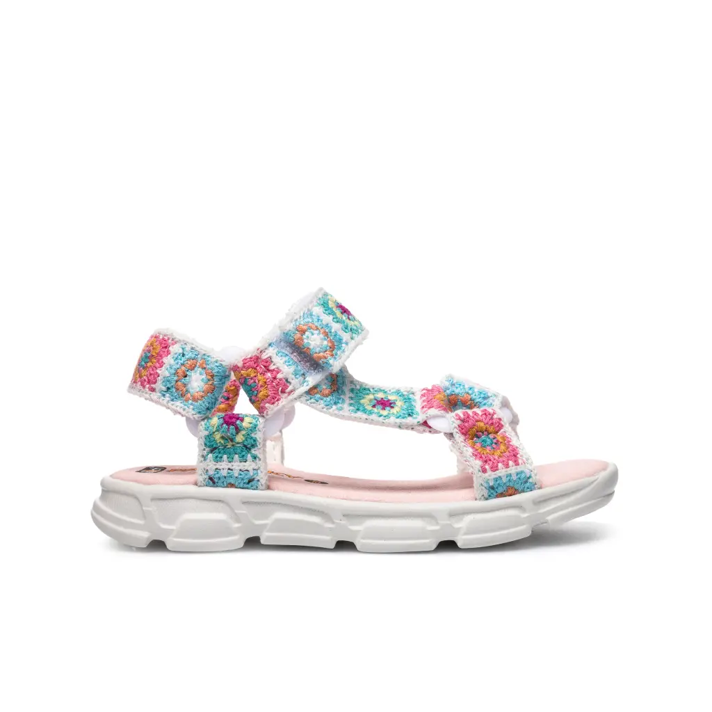 SANDALIA CROCHET FLORAL