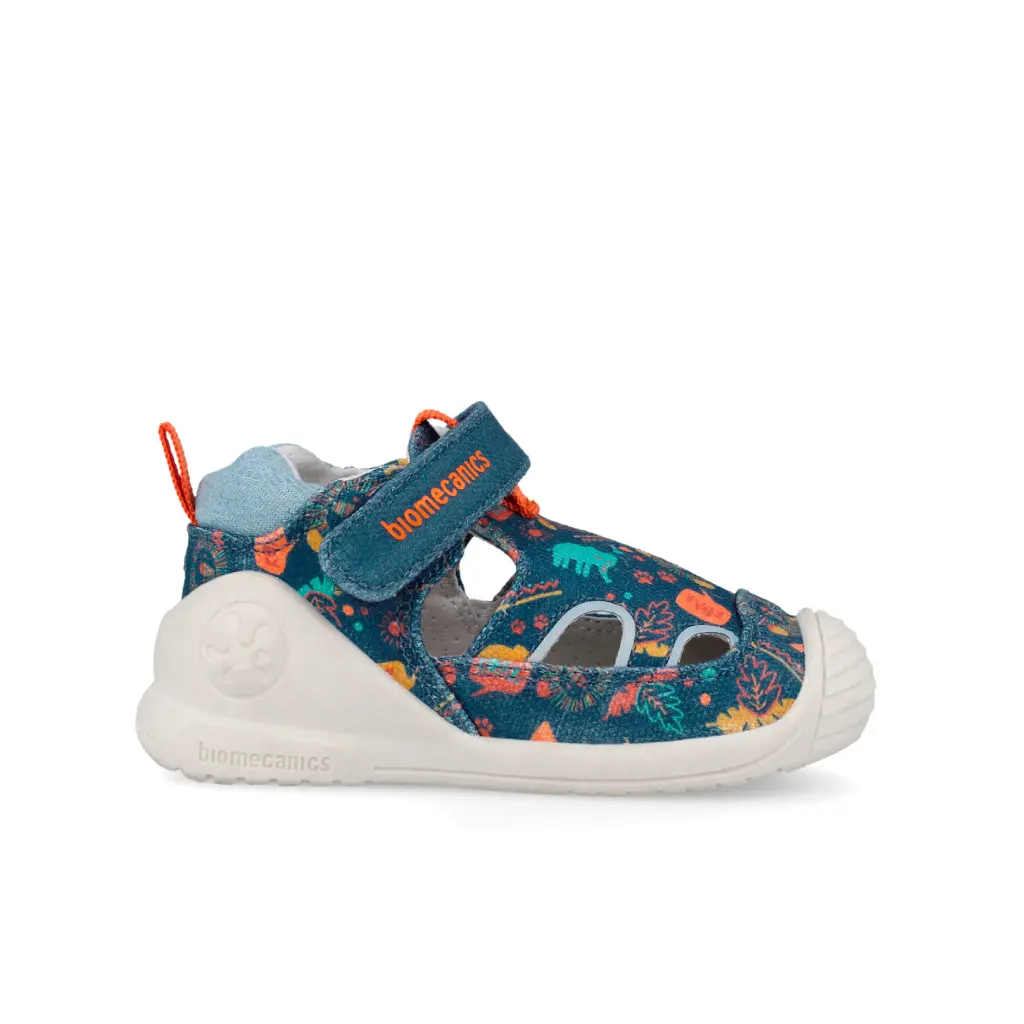 SANDALIA LONA ESTAMPADA