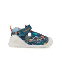 SANDALIA LONA ESTAMPADA