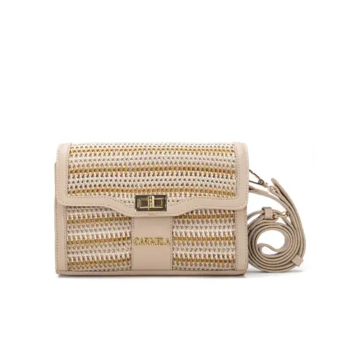 [166216B-1] BOLSO BANDOLERA TRENZADO