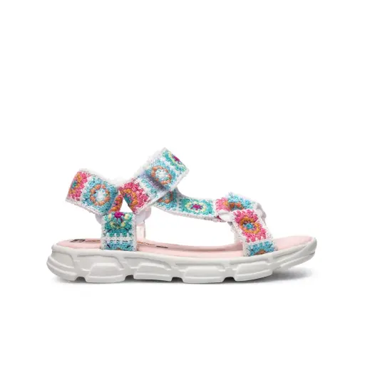 SANDALIA CROCHET FLORAL