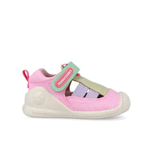 SANDALIA LONA COLOR-BLOCK