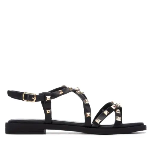 SANDALIA PLANA TACHAS